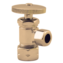 VAB0048 Round Handle Angle Stop Shut Off Valve